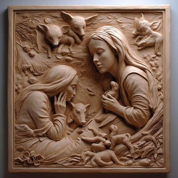 نموذج ثلاثي الأبعاد لآلة CNC 3D Art 